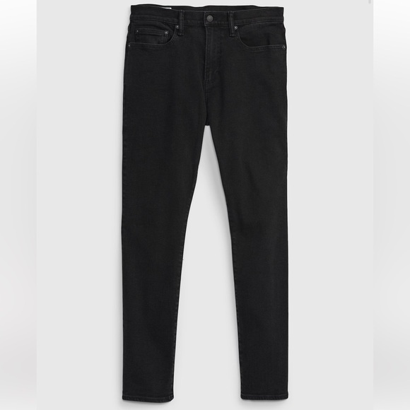 Gap GapFlex Max Black Skinny Jeans 34/32 - Picture 4 of 8